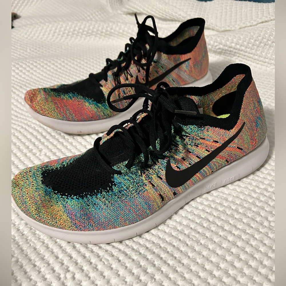 Men’s Nike Free RN Flyknit Running shoes. Good condition size . Size 10.5